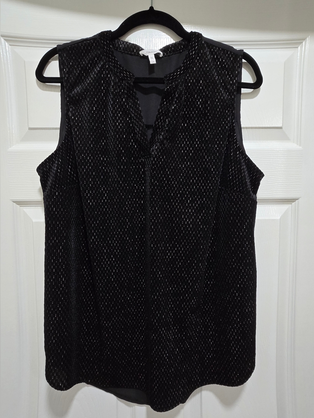 Clothes~ Maurices Black Sleeveless Top, Blouse, Shirt. Size 0X plus, XL. NWOT!